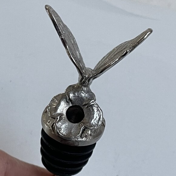 Butterfly Flower Wine Bottle Pourer Metal Gifts Liquor Bottle Spout - Picture 7 of 8